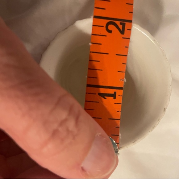 Antique WEIMAR fine china from Germany - sweet 2" x 2" toothpick holder - lovely - Picture 10 of 11